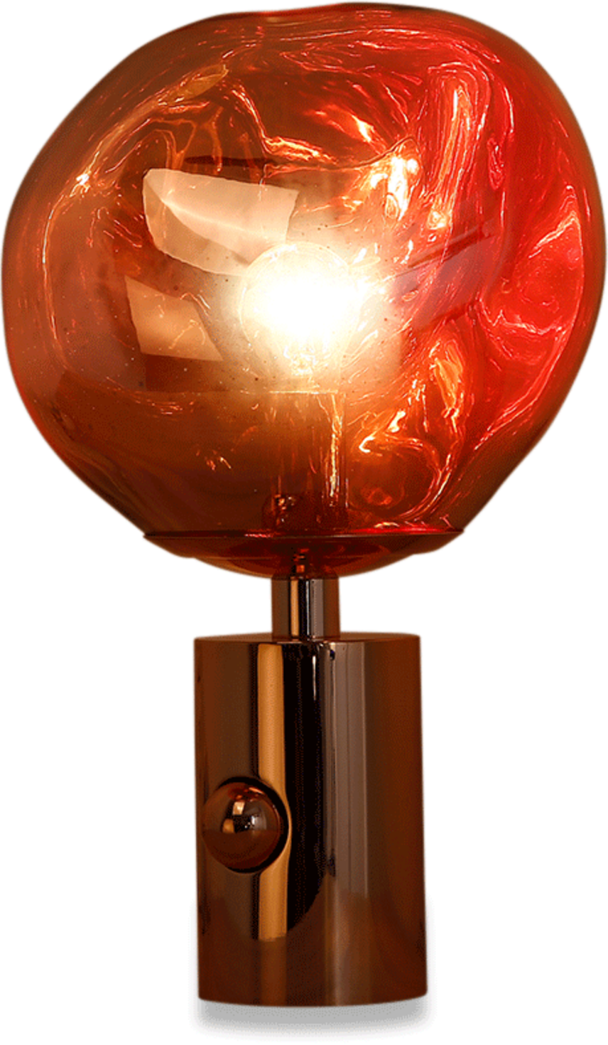 Lámpara de mesa Melt Style Rose Gold image.