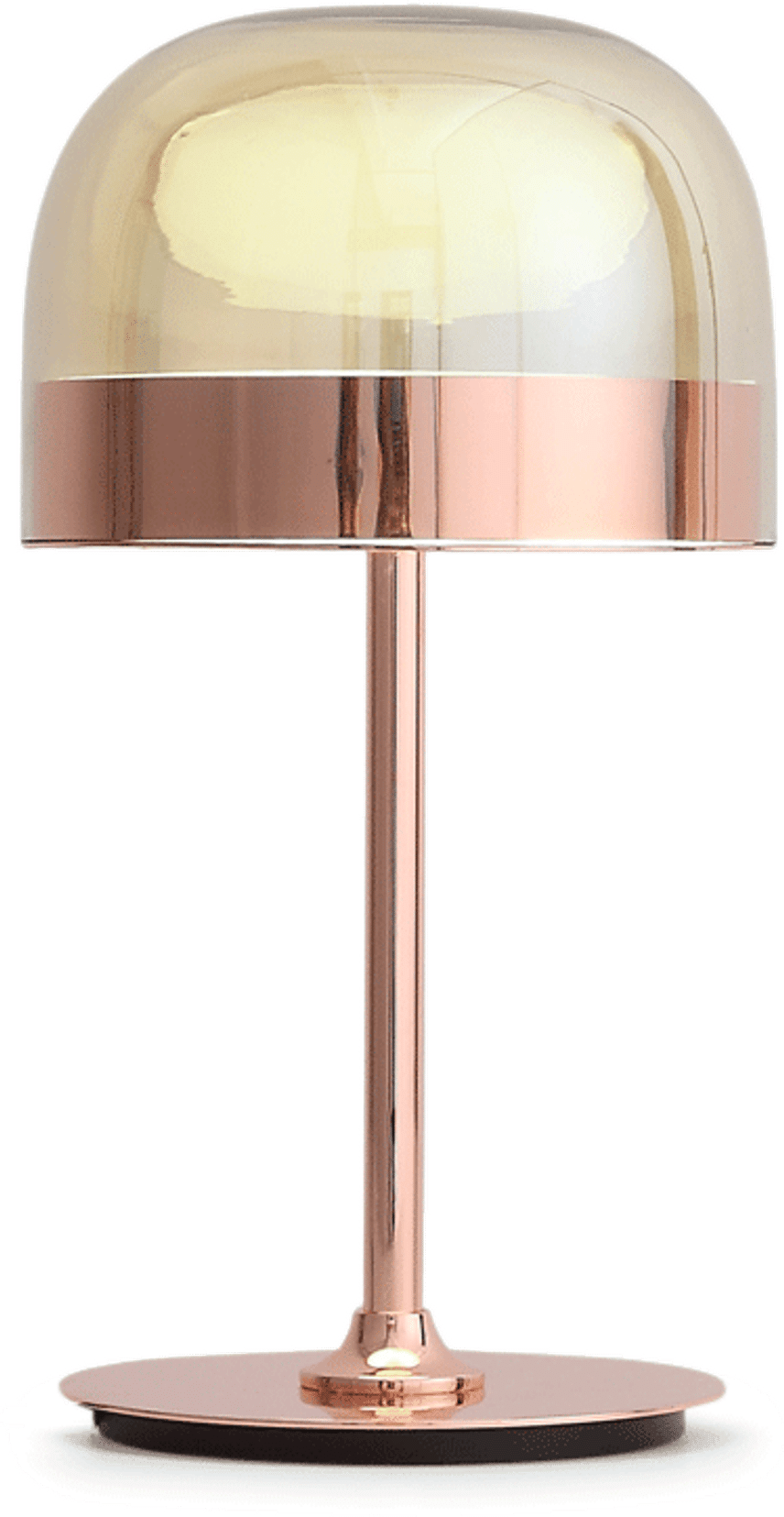 Equatore Style Table Lamp Rose Gold/Large image.