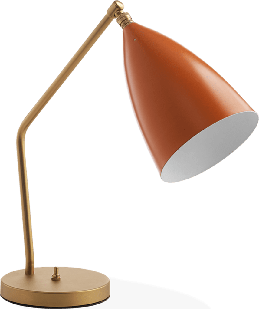 Lampe de table style sauterelle Orange image.