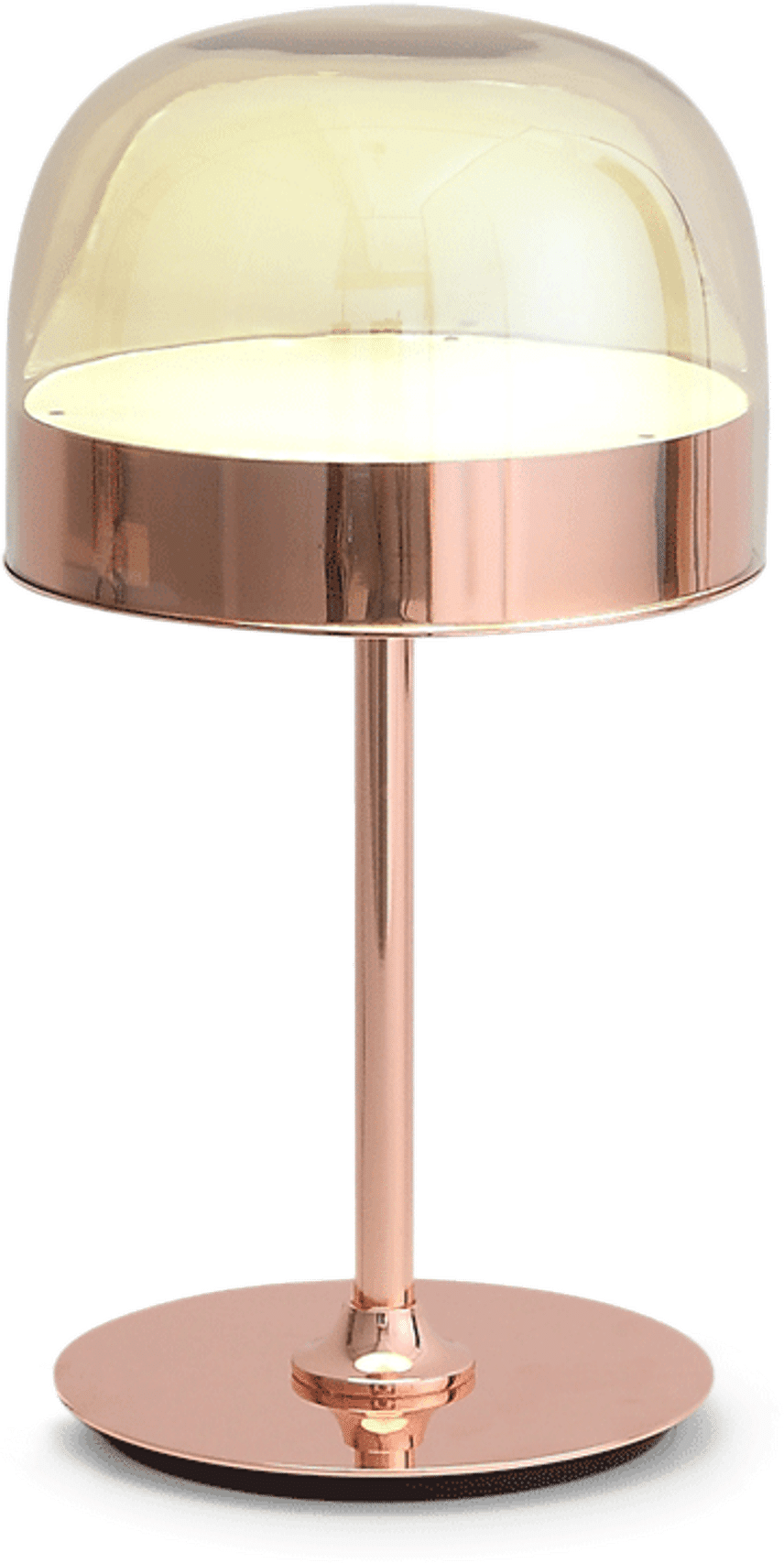 Lampada da tavolo in stile Equatore Rose Gold/Large image.