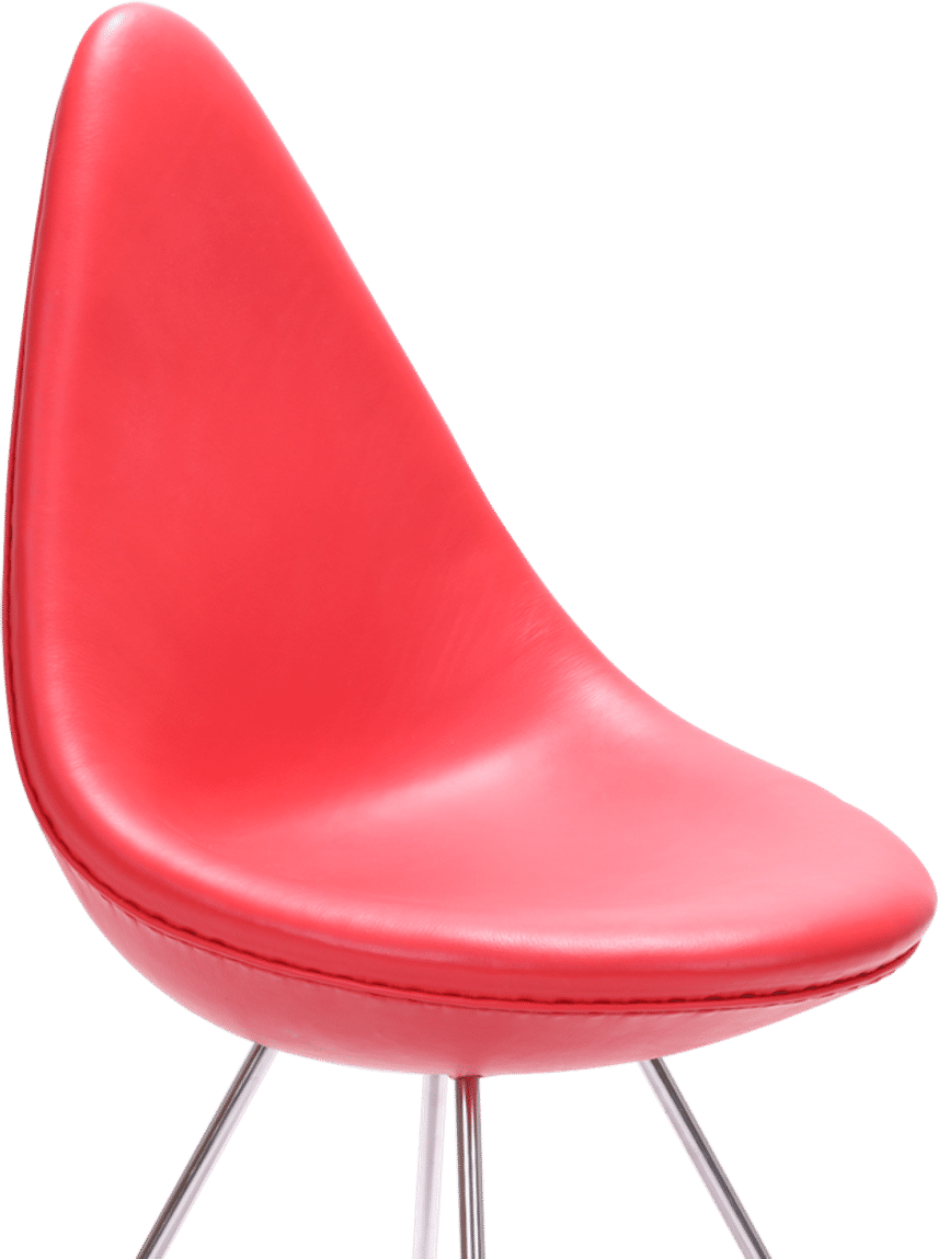 Chaise à bascule Premium Leather/Red image.