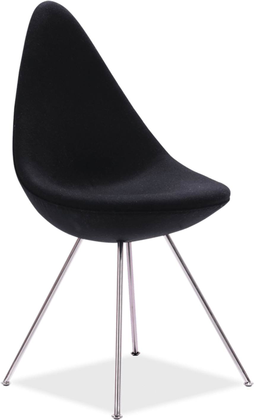 Drop Chair Wool/Black image.