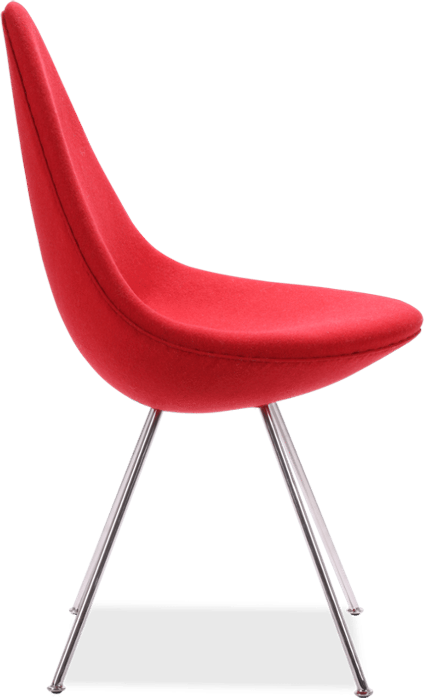 Drop Chair Wool/Deep Red image.