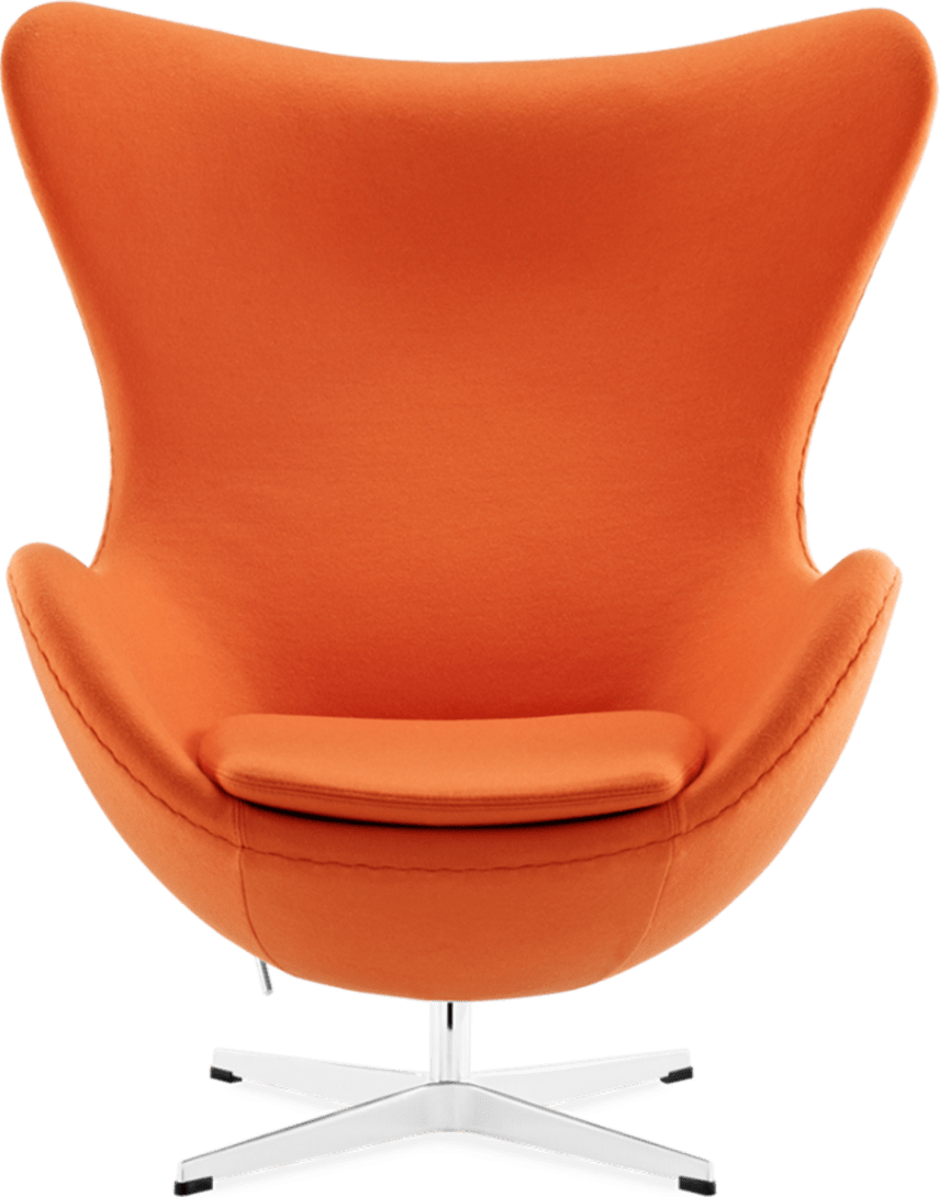 De Ei-stoel Wool/Without piping/Orange image.