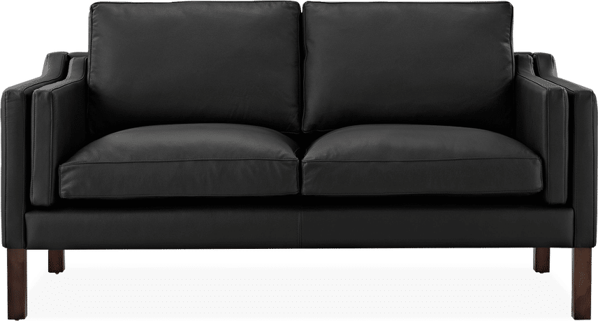 2212 soffa med två sittplatser Italian Leather/Black image.