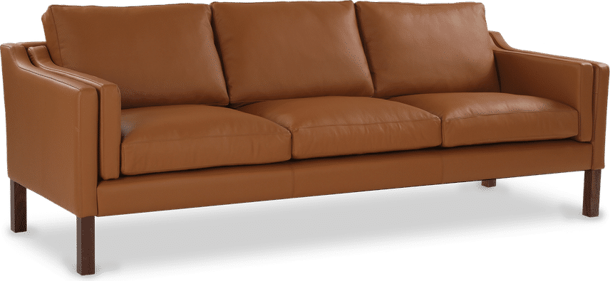 2213 Sofá de tres plazas Premium Leather/Caramel Aniline image.