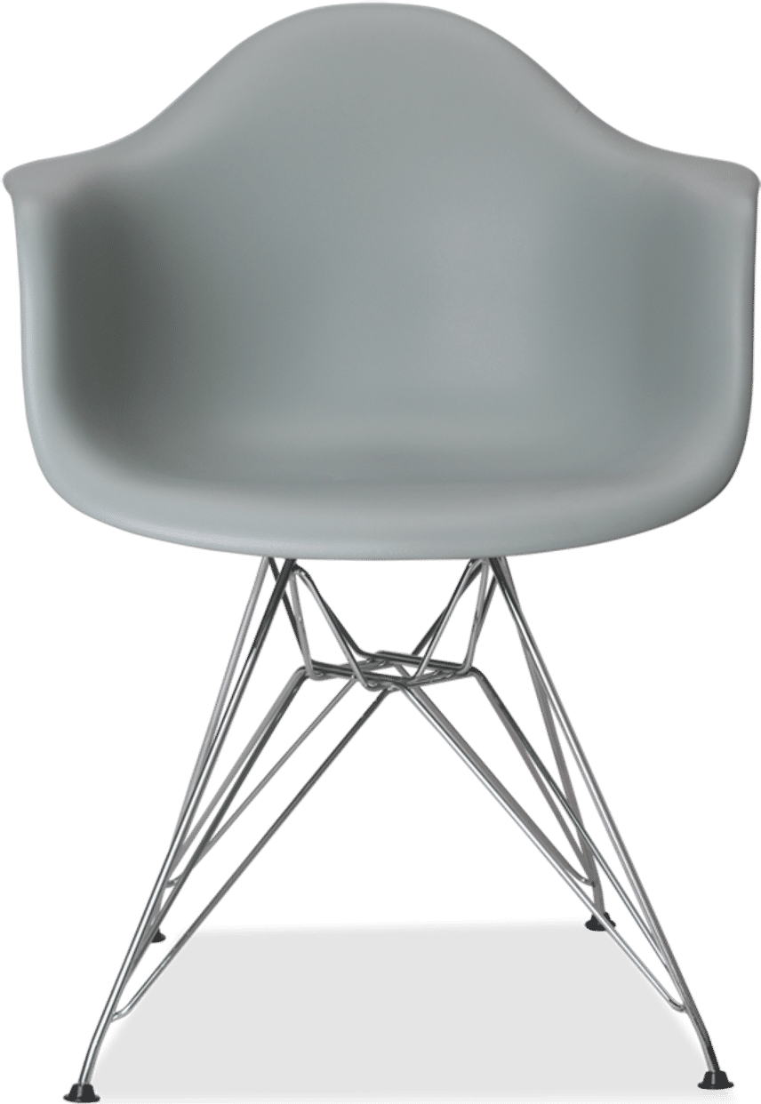 Plaststol i DAR-stil Grey image.