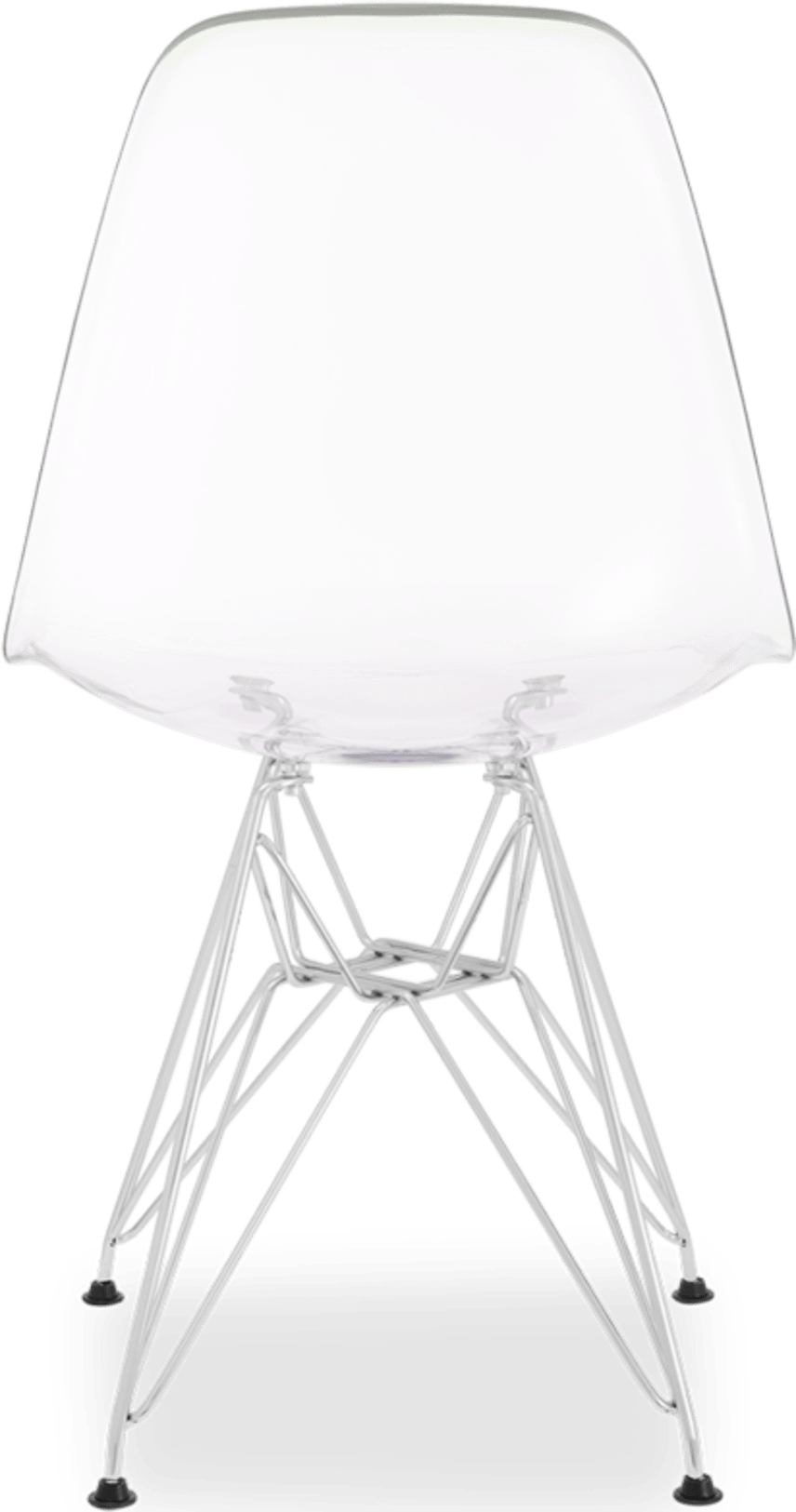 DSR Style Transparent Chair Clear image.