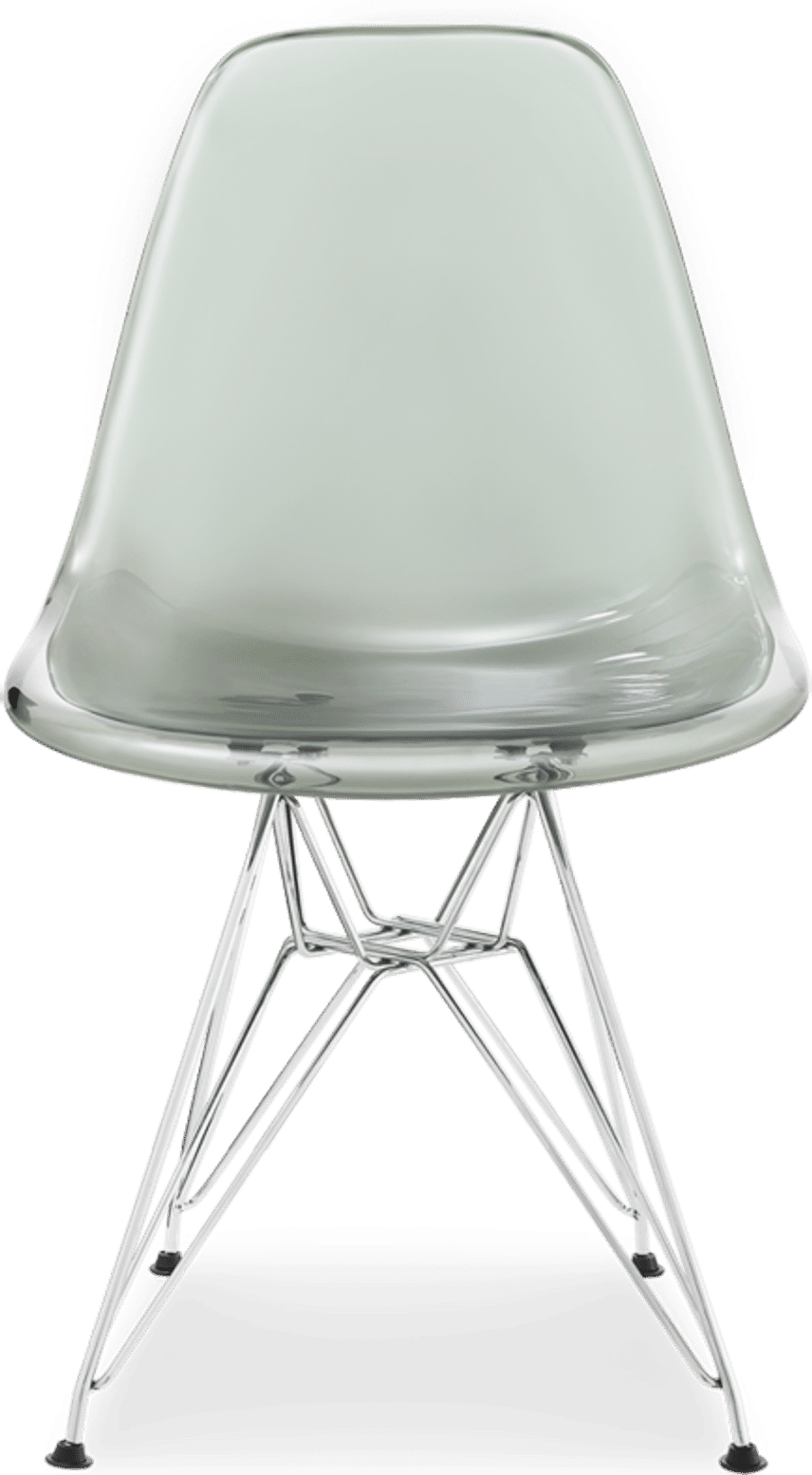 Gjennomsiktig stol i DSR-stil Grey Transparent image.