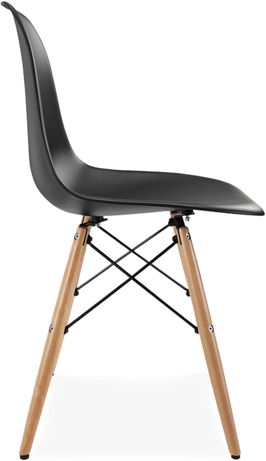 DSW-stoel Black/Light Wood image.