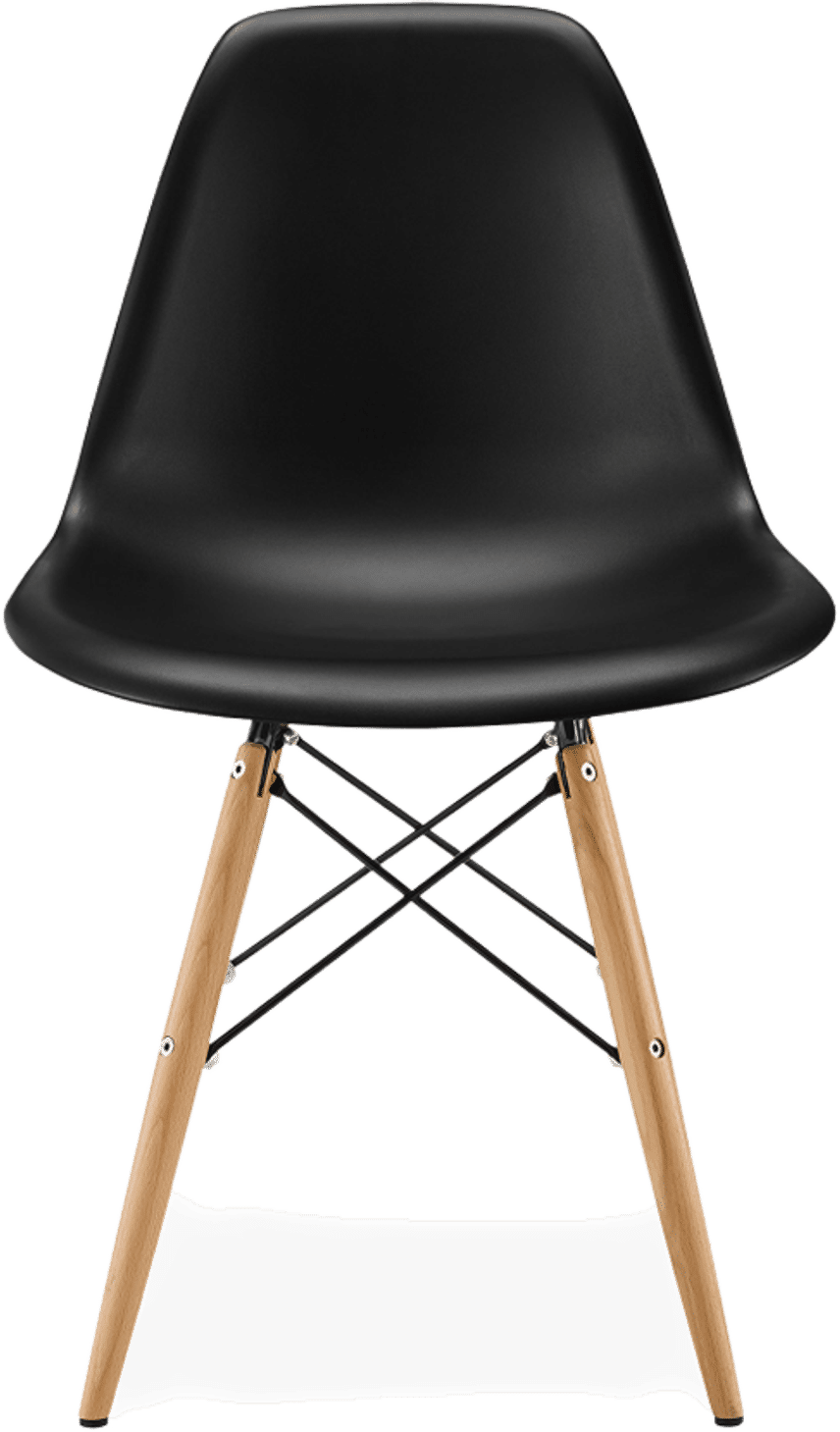 Chaise de style DSW Black/Light Wood image.