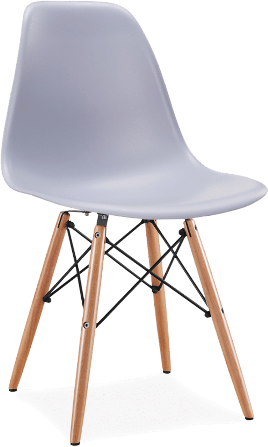Chaise de style DSW Grey/Light Wood image.
