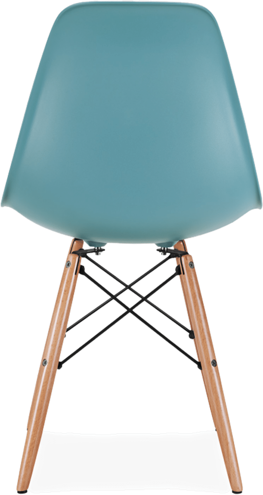 DSW-stoel Teal/Light Wood image.