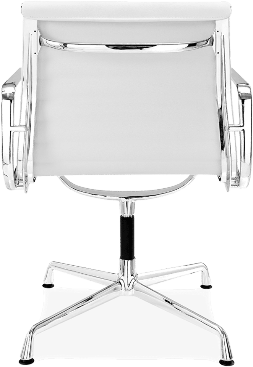 Chaise de bureau style Eames EA108 en cuir White image.