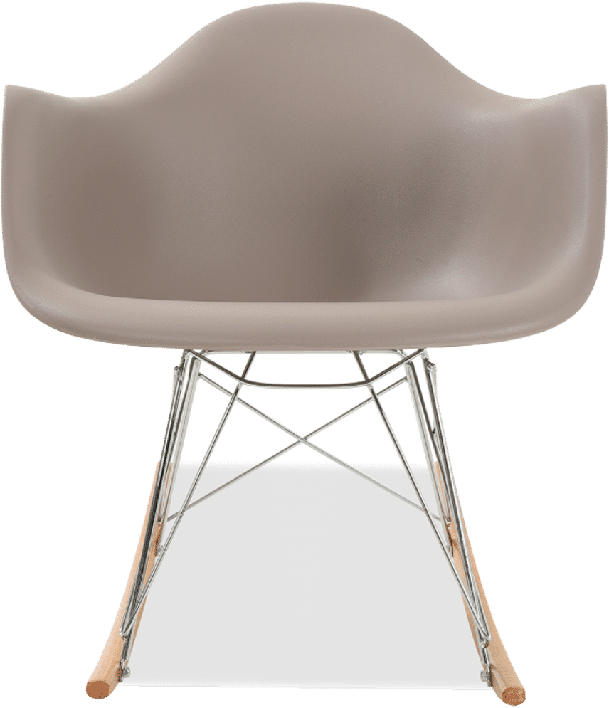 RAR Style Plastic Rocking Chair    Mauve/Light Wood image.