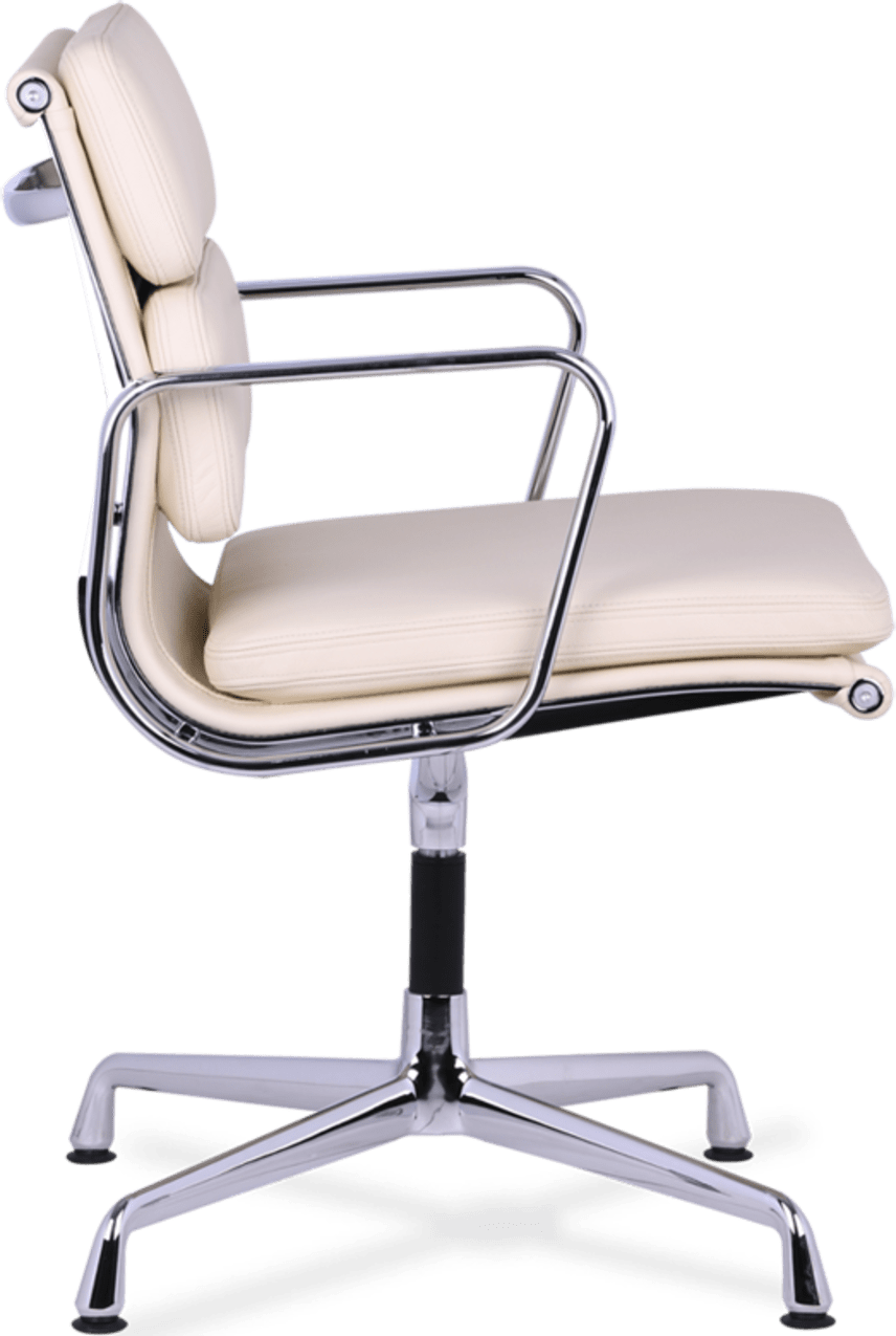 Chaise de bureau Eames Style Soft Pad EA208 Cream image.