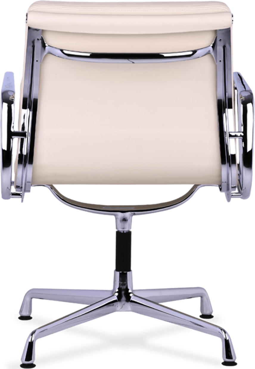 Eames Style Soft Pad Office Chair EA208 Cream image.