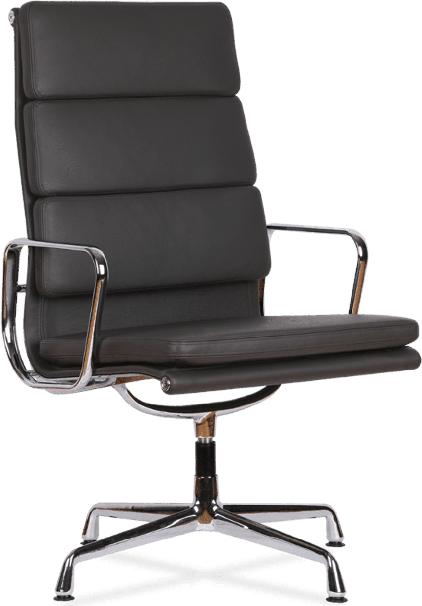 Chaise de bureau Eames Style Soft Pad EA215 Grey image.