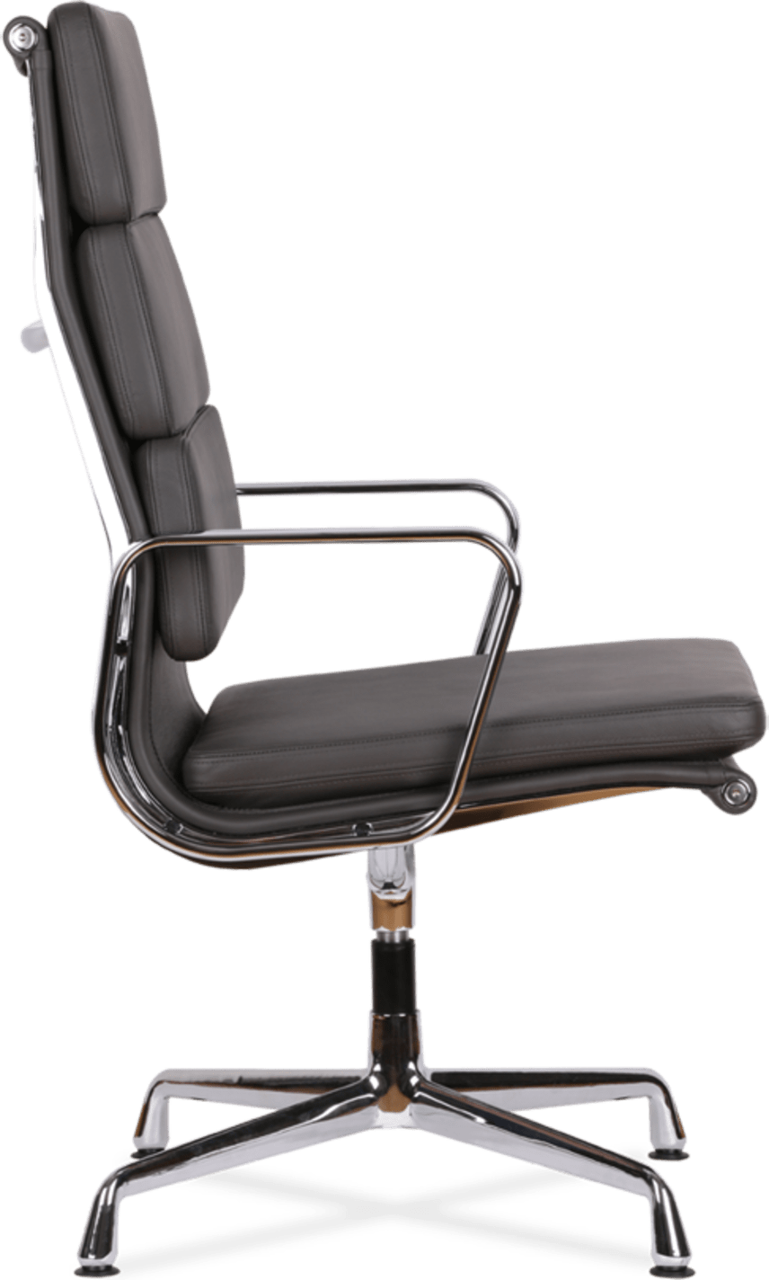 Eames Style Soft Pad Office Chair EA215 Grey image.