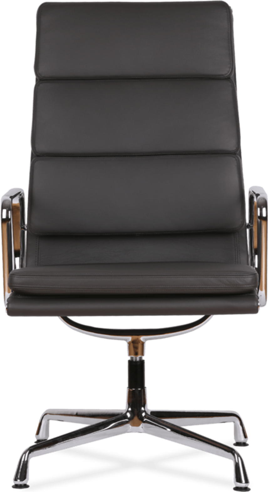Sedia da ufficio con cuscinetto morbido in stile Eames EA215 Grey image.