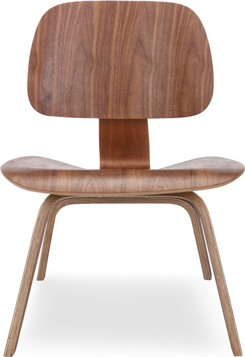 Chaise LCW style Eames Walnut image.