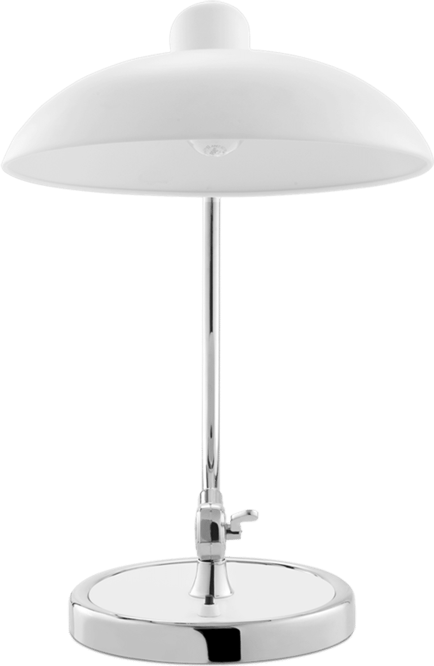 Kaiser Idell Style Table Lamp White image.