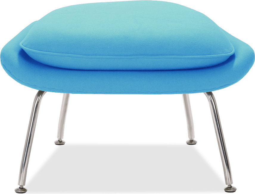 Womb Chair Ottoman Wool/Morocan Blue image.