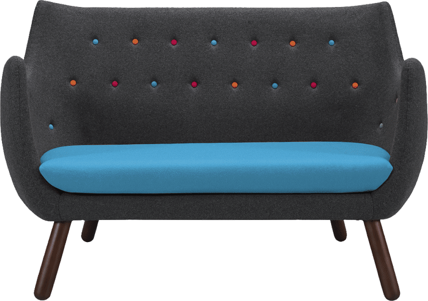 Poet 2-sitsig soffa Morocan Blue image.
