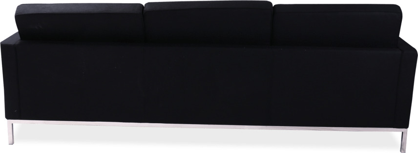 Knoll 3 Seater Sofa Wool/Black image.