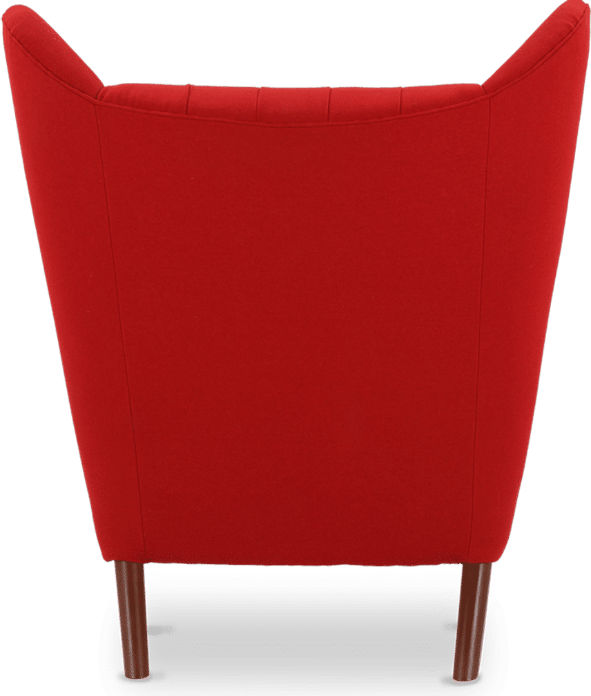 Teddy Bear Chair Wool/Deep Red image.