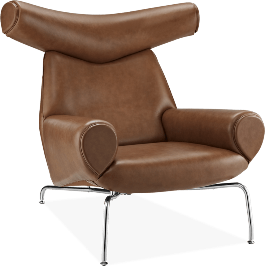 OX Chair  Premium Leather/Dark Tan image.