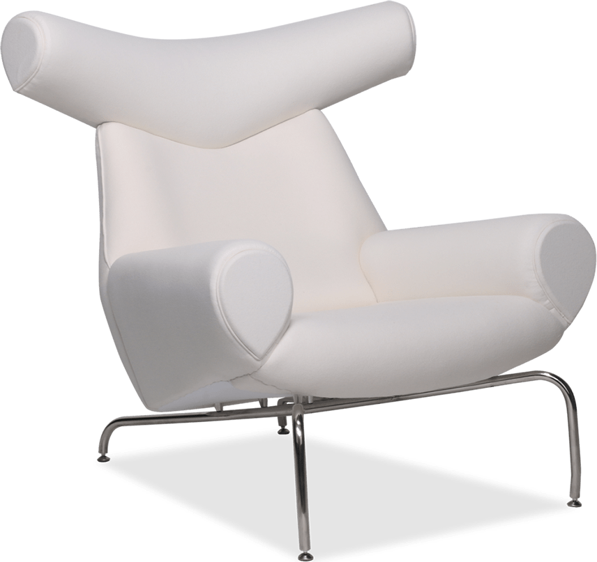 OX Chair  Premium Leather/White image.
