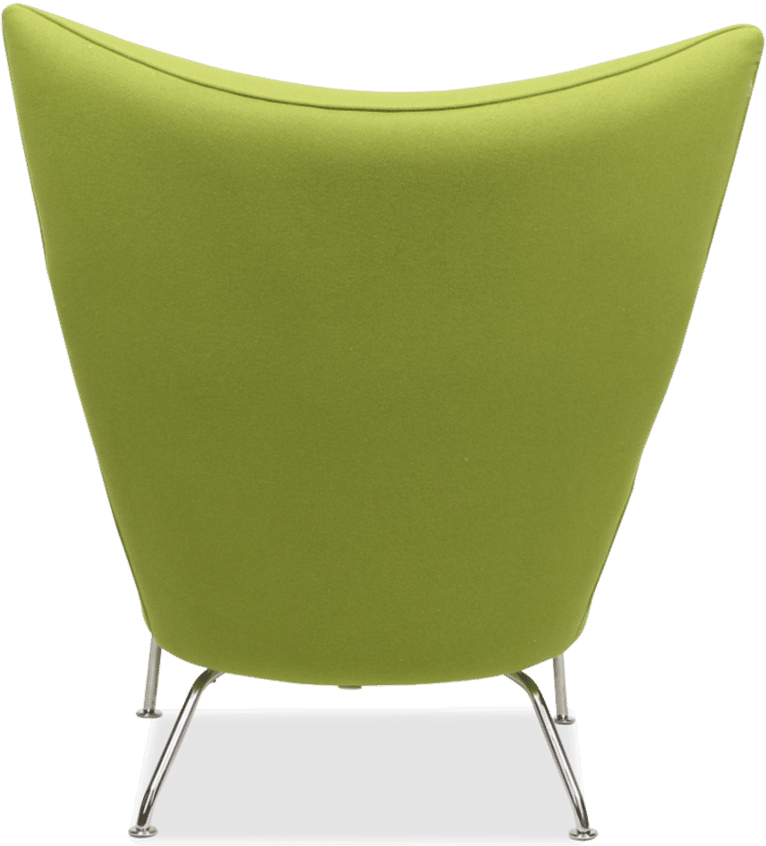 CH445 - Chaise à oreilles Wool/Light Green image.