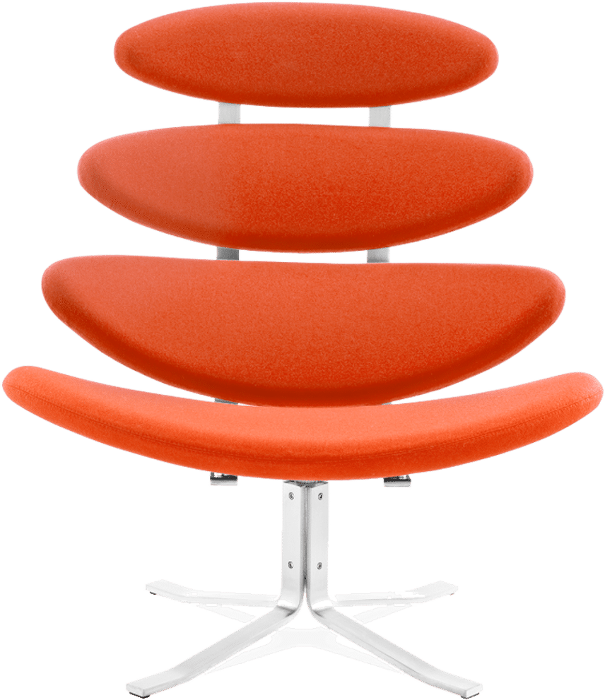 The Corona Chair Wool/Orange image.