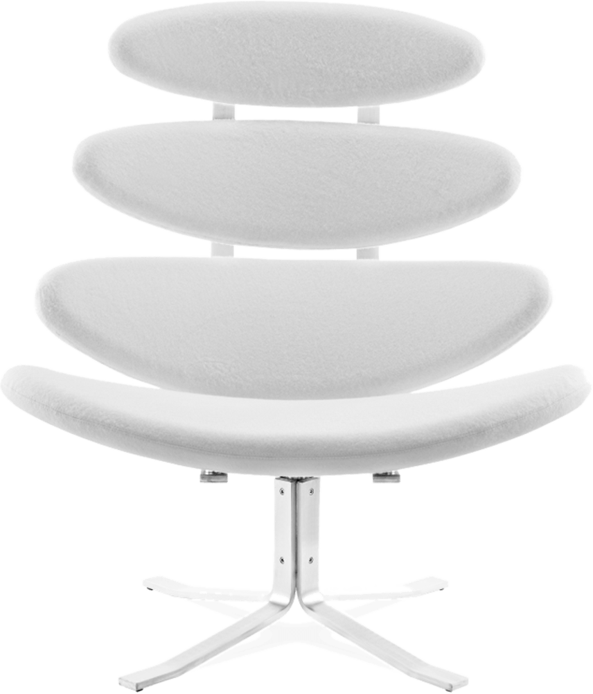 La chaise Corona Wool/White image.