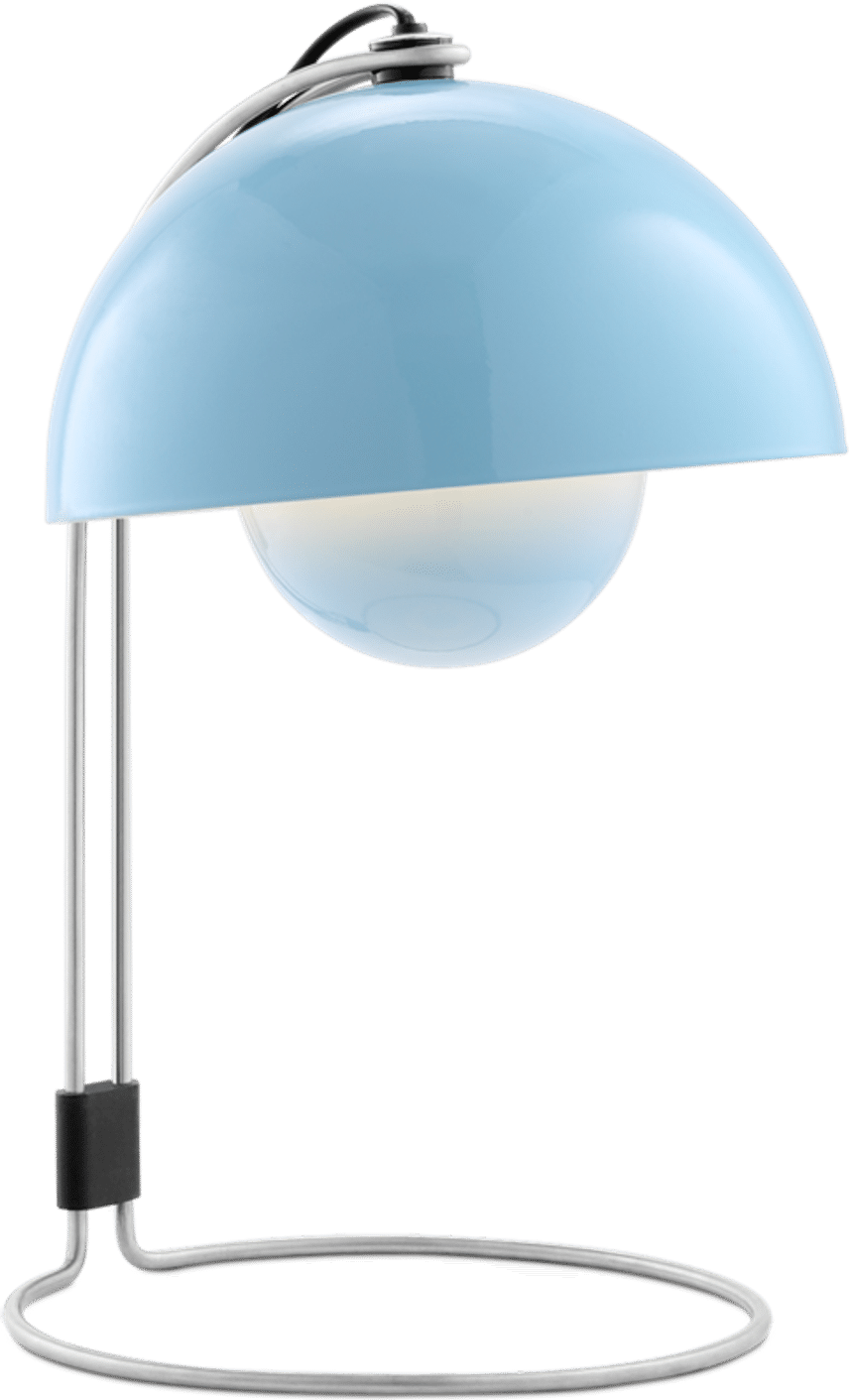 Flowerpot VP4 Style Table Lamp Aqua Blue image.