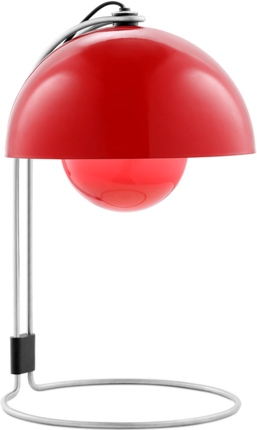 Flowerpot VP4 Style Table Lamp Red image.