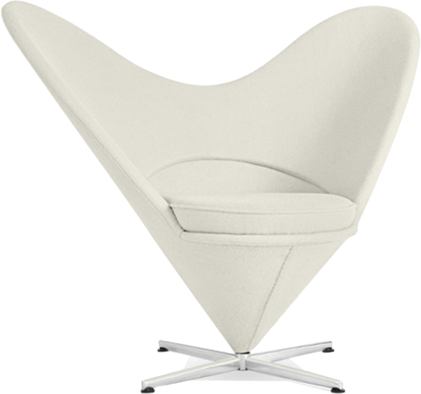 Chaise de coeur White image.
