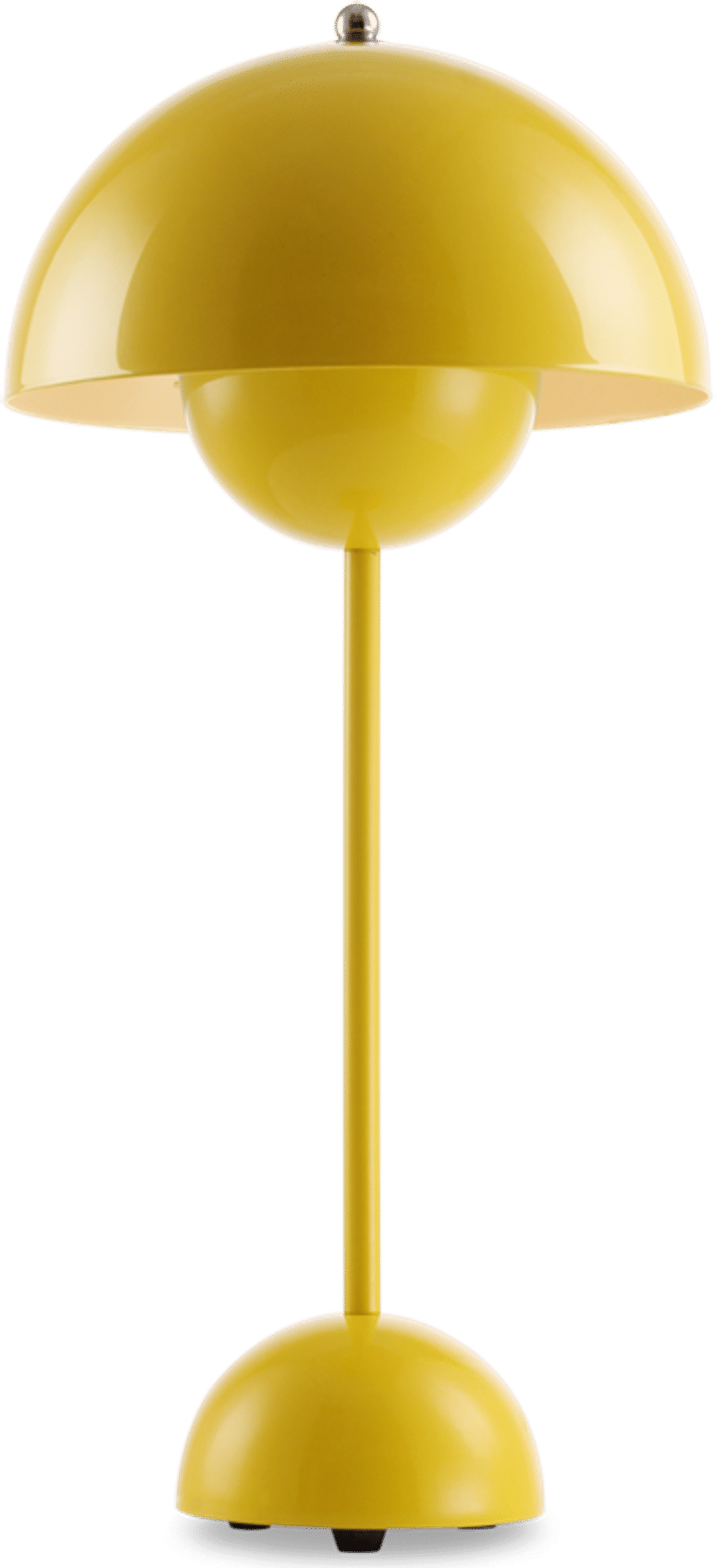Lampada da tavolo in stile vaso di fiori Yellow image.