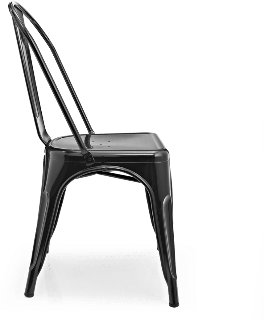Tolix A Chair  Black image.