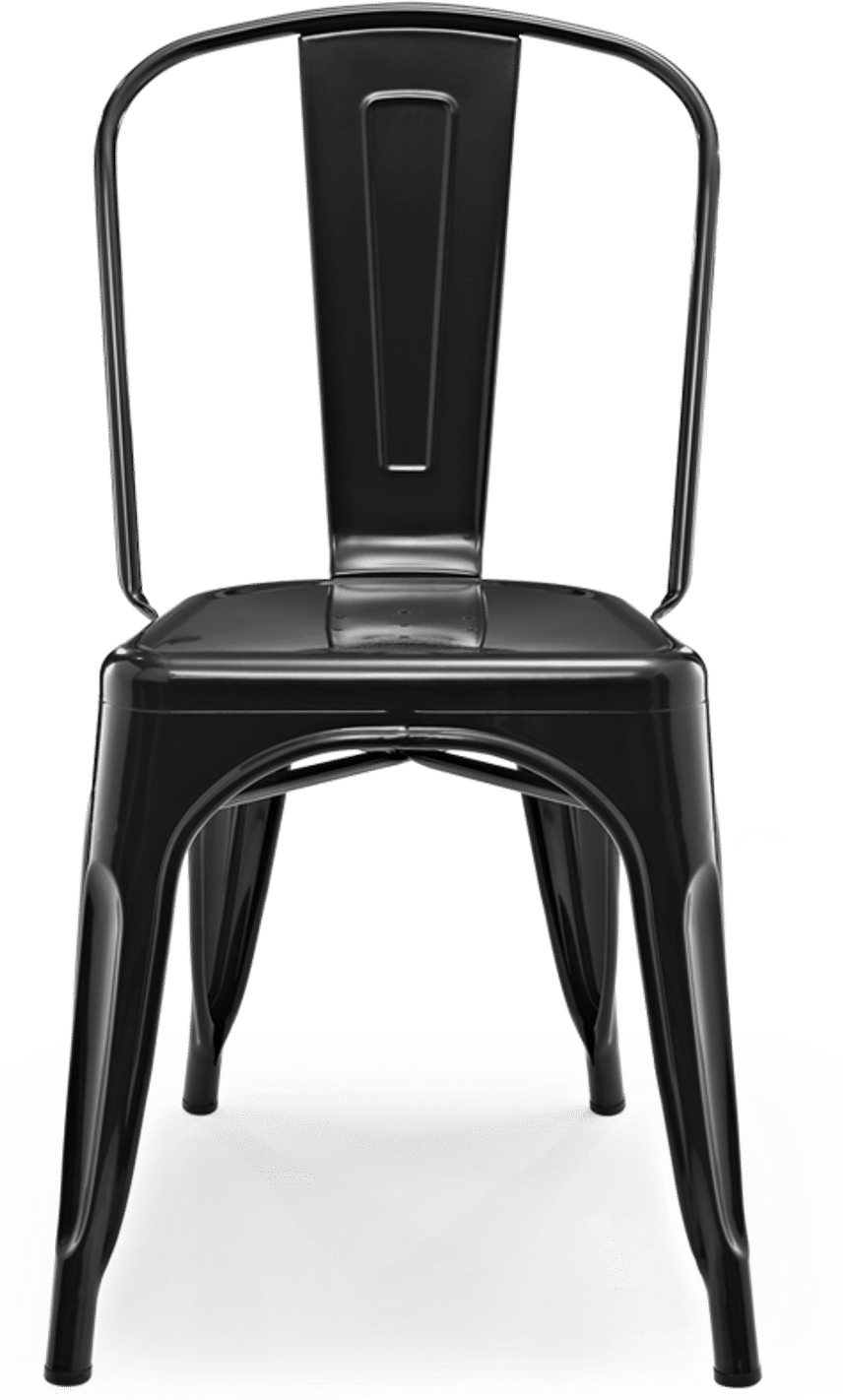 Tolix A Chair  Black image.