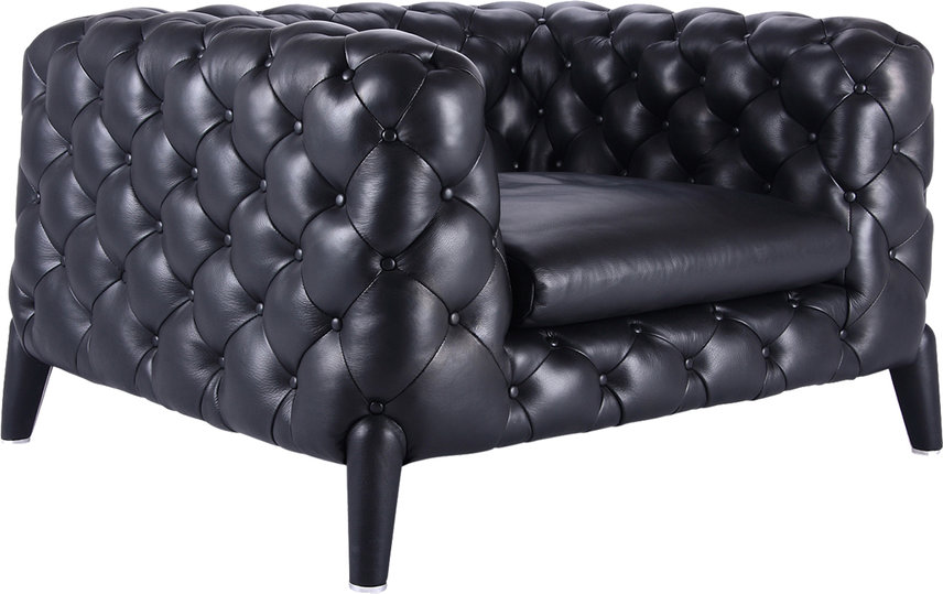 Windsor Chair Premium Leather/Black  image.