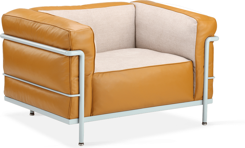 LC3 Style Grand Confort Armchair - Special Edition Camel image.