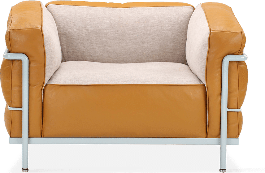 LC3 Style Grand Confort Armchair - Special Edition Camel image.
