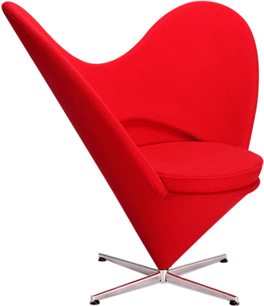 Heart Chair Deep Red image.