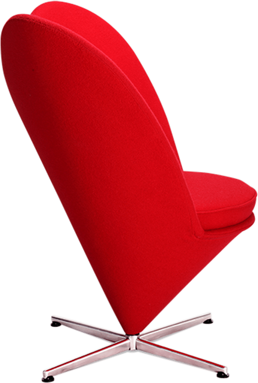 Heart Chair Deep Red image.
