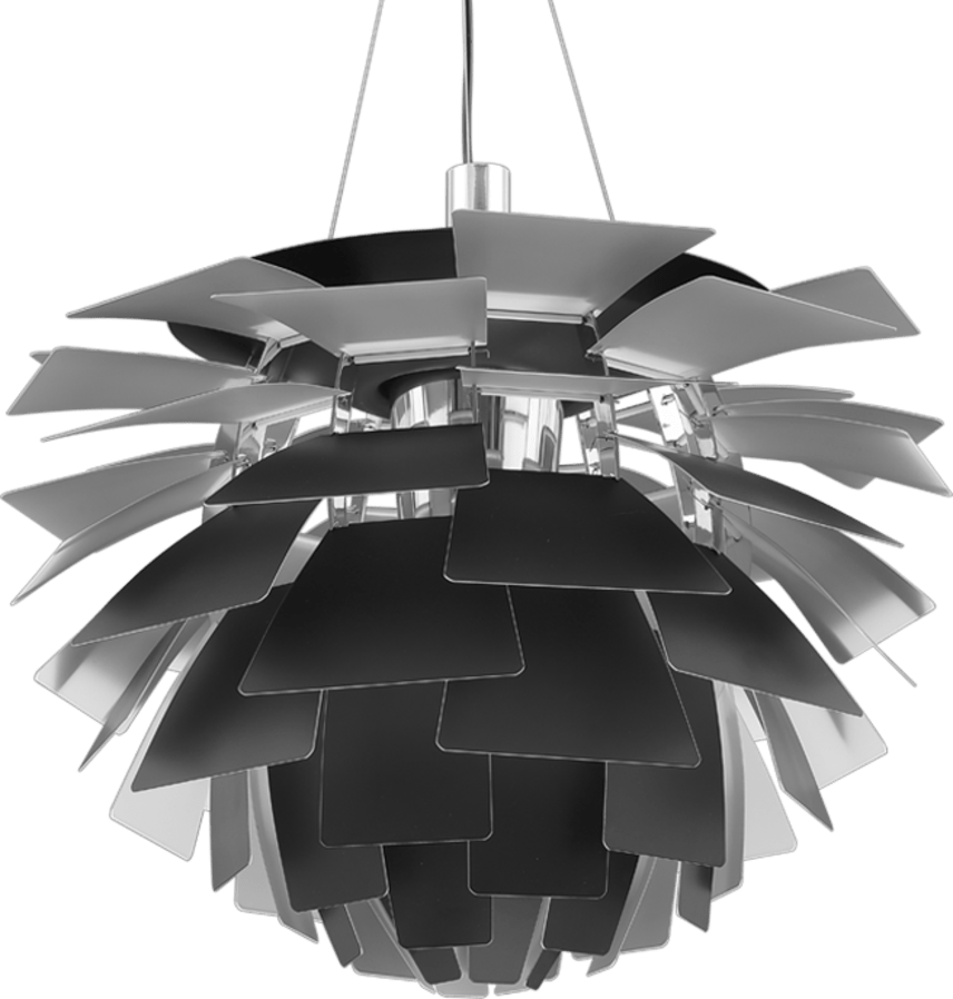 Artichoke Lamp  Black/60 CM image.