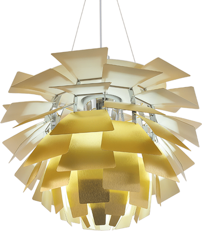 Lampe Artichaut Brass/72 CM image.