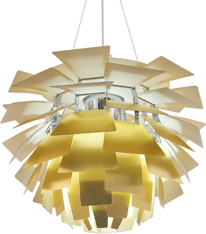 Artichoke Lamp  Brass/84 CM image.