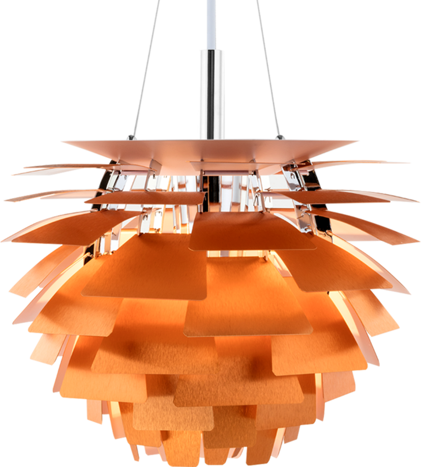 Artichoke Lamp  Copper/72 CM image.
